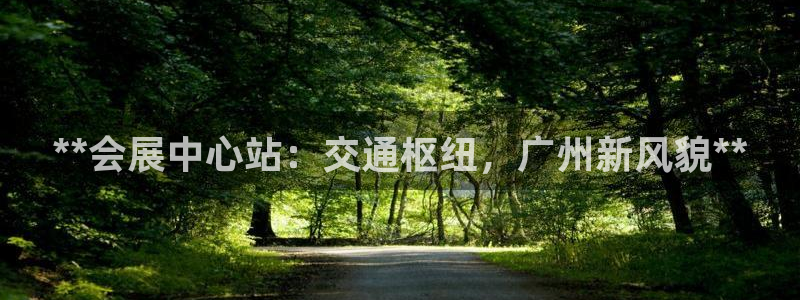 果博电话：**会展中心站：交通枢纽，广州新风貌**